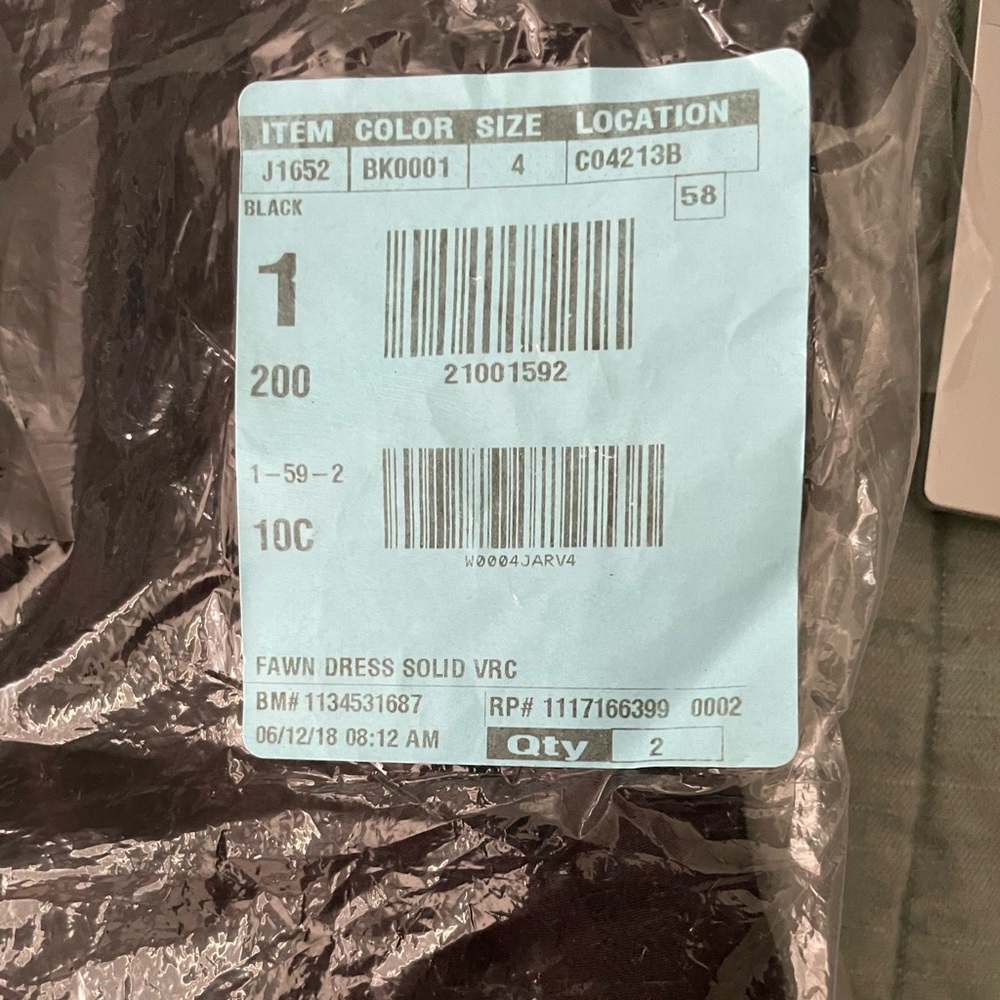 J Crew Faux Wrap Dress Drapey Crepe 4 Brand New - Picture 2 of 3
